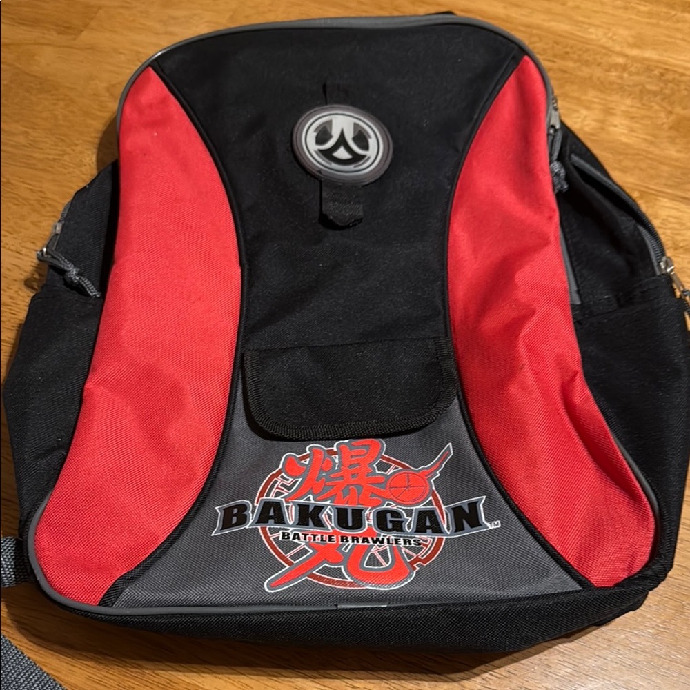 Bakugan Battle Brawlers Red and Black Backpack